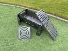 Heavy Duty Charcoal Grill Kebab BBQ Portable Mangal + Grill Grate + Fire Poker