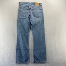 Vintage Levis Jeans Men's 33x34 FITS 32x33 Blue Light 517 Bootcut Boot Western