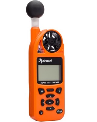 Kestrel 5400 Heat Stress Tracker and Vane Mount, Orange Orange with Vane Mount