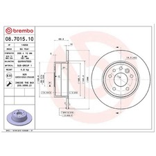 2x Bremsscheibe hinten für Opel Vectra B J96 | 26243457