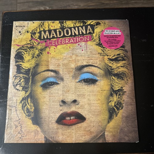 MADONNA SEALED FIRST PRESS CELEBRATION 12'' VINYL 2009 4 LP DISC SET PROMO HYPE