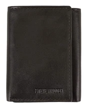 Steve Madden Men's Rfid Trifold Wallet With Id Window, Brown, One Size