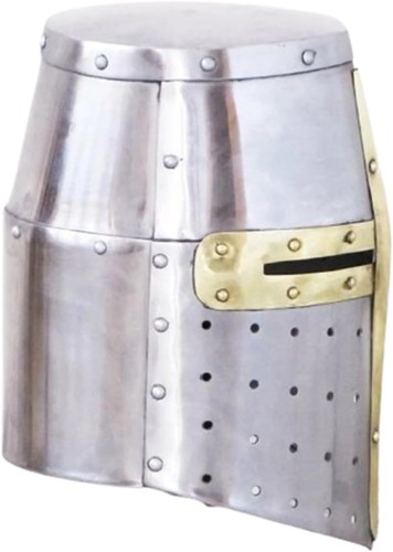Armadura Medieval Caballero Templario Casco Hecho a Mano Halloween/Navidad Larp Sca Griego - Imagen 3 de 6