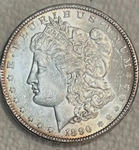 1890 P Morgan BU gorgeous. high luster, no ship no reserve. Sigma tested genuine