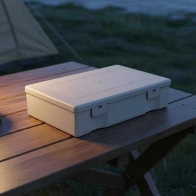 Mini Camping Werkzeugkoffer platzsparend tragbar Kleinigungskasten bruchsicher