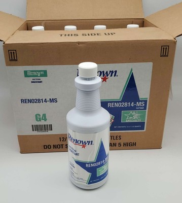 Renown Bacterial Digestant Surface Cleaner & Degreaser REN02814-MS 32 Oz 12 Pack