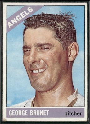 1966 Topps George Brunet California Angels #393