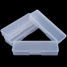 4 Pieces Plastic Storage Personal Box for Nail, Nail Implement Storage Box 