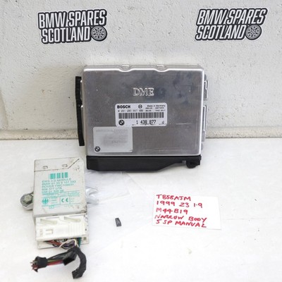 BMW E36 318is 318ti Z3 M44 M44B19 Motorsteuergerät ECU DME & EWS UNIT & CHIP