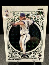 2022 Panini Mosaic Aces Green Mosaic Prizm Corbin Burnes #A-11