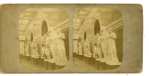 Greek Court Crystal Palace Sydenham Stereoview - Picture 2 of 3