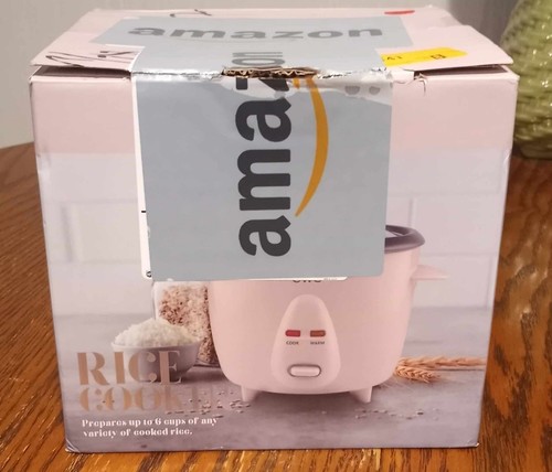 New Cook With Color Pink 6 Cup Rice Grain Cooker Non Stick 300W Easy Clean! CWC - Zdjęcie 12 z 13