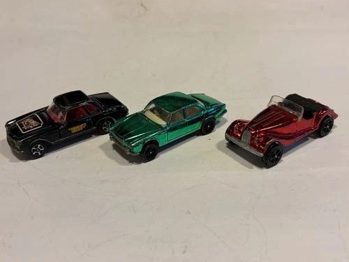 Vintage Diecast Corgi Rockets Morgan Plus 8, Jaguar XJ6, Mercedes 280SL OHMSS