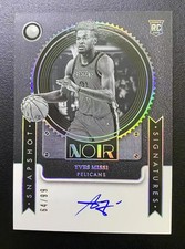 Yves Missi 2024-25 Panini Noir RC Rookie Snapshot Signatures Auto #64/99