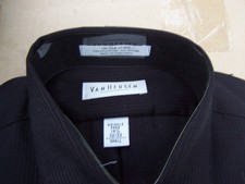 Van Heusen Sateen Striped Dress Shirt 14.5 32/33
