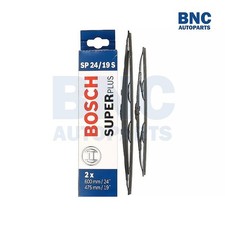 Kit spazzole tergicristallo anteriori spoiler Bosch Superplus per Chevrolet Malibu - 2012-2019