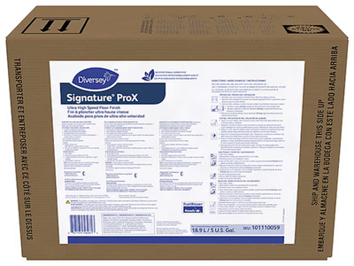 Diversey Signature ProX UHS Floor Finish 5 Gal 4/Case 20 Gal 20% Solids 5104950