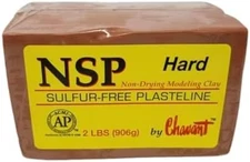 Chavant NSP Hard Oil Based Sculpting Clay, 2 lb