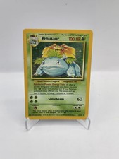 LP Pokémon TCG Venusaur Base Set Holo Unlimited Rare Card 15/102 WOTC