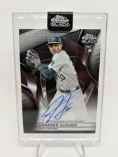 2025 Topps Chrome Black - Autographs Armando Alvarez #CBA-AAL (AU, RC)