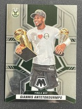 Giannis Antetokounmpo 2021-22 Panini Mosaic Finals MVP Base #296