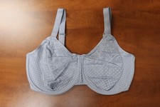 New Wacoal Visual Effects Minimizer Bra - Size 36G -Raindrops -  857210