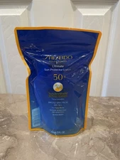 Shiseido SPF 50 Ultimate Sun Protector Lotion Sunscreen Face Body 5 oz Synchro