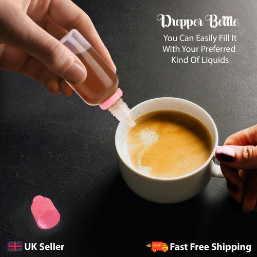 5-100ML Empty Dropper Bottles for Liquids Oils Eye Drops Refillable Leakproof - Picture 4 of 13