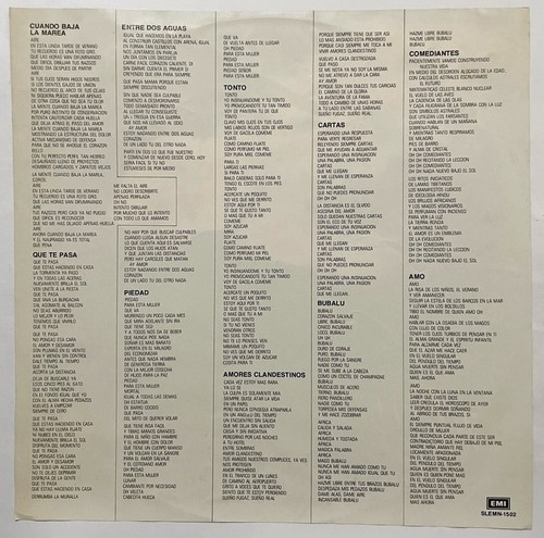 YURI Aire LP Vinyl Album 1988 EMI MEXICO Insert CUANDO BAJA LA MAREA Que Te Pasa - Picture 5 of 7