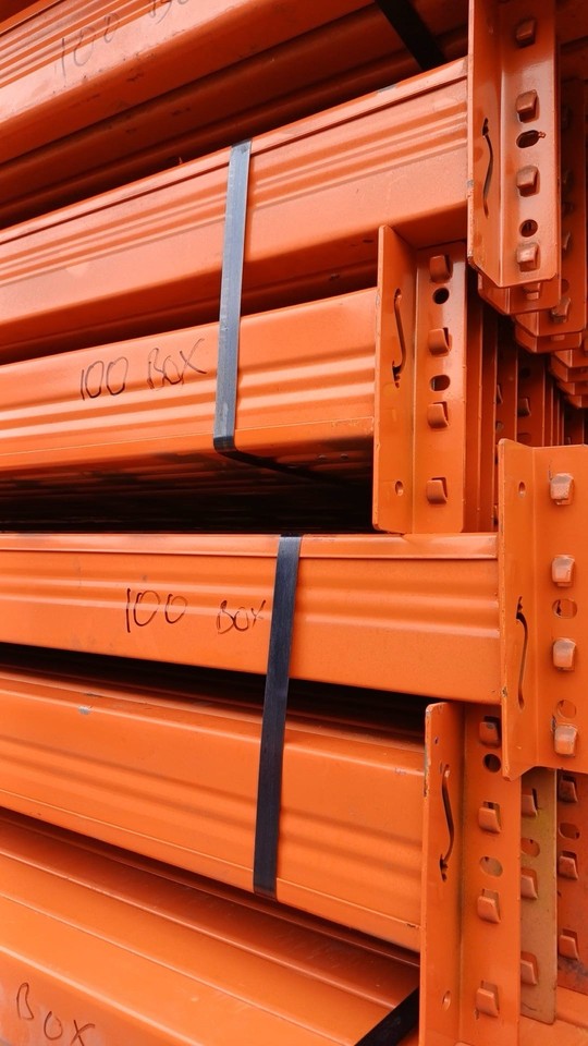 AR SISTEMAS Pallet Racking Beams 2700mm X 100mm Box, 2000kgs per pair ...