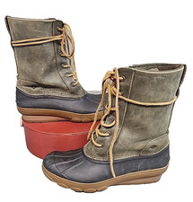 Sperry Women's 7M Saltwater Seasonal Rain Boot Quarter STS80764 E17-61803