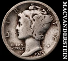 1927 Silver Mercury Dime - Scarce  Better Date  No Reserve  #G8945
