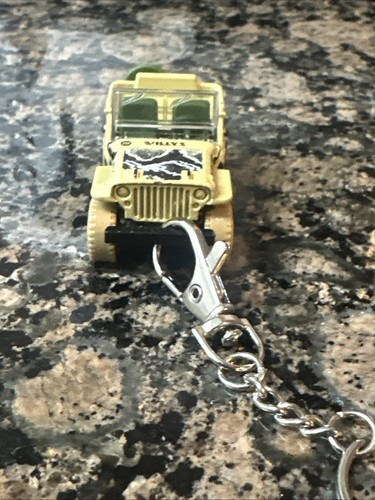 Matchbox Willys Jeep, DieCast Jeep Custom Keychain New Loose - Foto 6 di 6