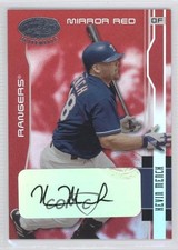 2003 Leaf Certified Materials Mirror Red Signatures 65/100 Kevin Mench Auto 4p7