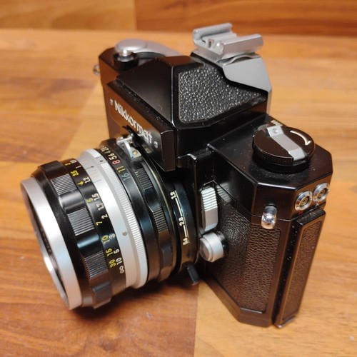 Nikon Nikkormat FTN 35mm Film SLR Camera W/ Nikkor-H 50mm f/1.2 lens *Very Clean - Imagen 5 de 24