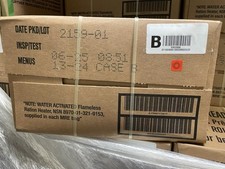 MRE U.S. Military Ready to Eat Meals INSP 06-25  Box B