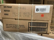 MRE U.S. Military Ready to Eat Meals INSP 06-25   Box B