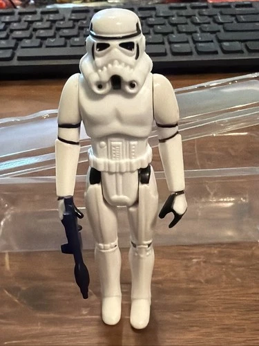 VINTAGE 1977 KENNER STAR WARS STORMTROOPER 2 LINE COPYRIGHT NO COO NM+