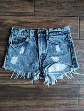 Vintage Levi's 511 Made In USA Denim Cut-Offs Jean Shorts Size 28 Orange Tag