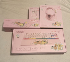 Razer Pokemon Pink Pikachu and Eevee set