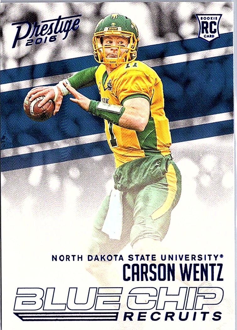 2016 Panini Prestige #4 Carson Wentz Blue Chip Recruits
