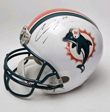 Miami Dolphins Riddell Football Helmet Full Size Replica Chris Chambers Signed