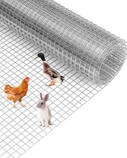 15/30M Roll Welded Chicken Wire Mesh Animal Fence Barrier Garden Fencing Net