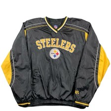 Vintage 90s Pittsburgh Steelers NFL Football Jacket Size Large