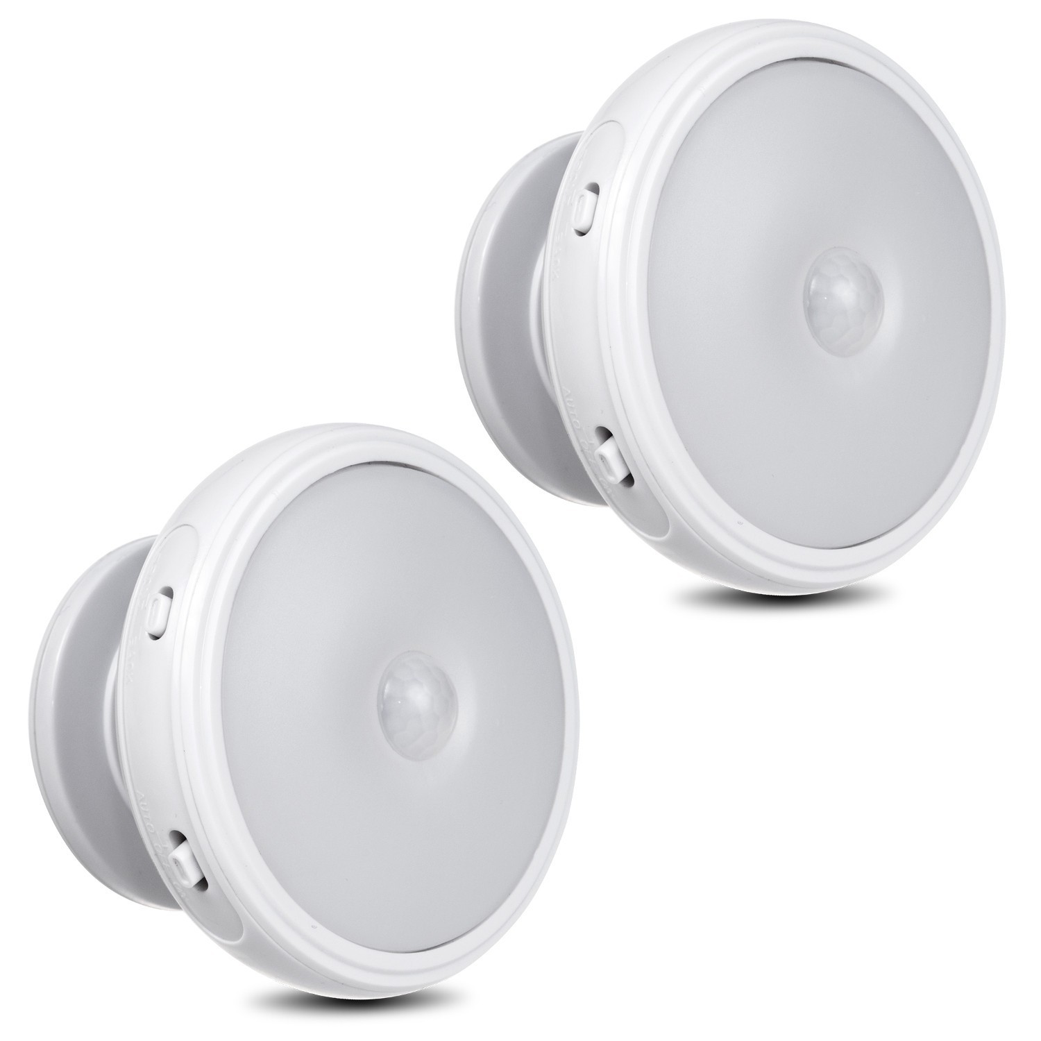 2 lampes LED de détection de mouvement à piles pour sécuriser un escalier sombre