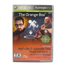 The Orange Box Half Life 2 Xbox 360 Complete CIB Platinum Hits Good