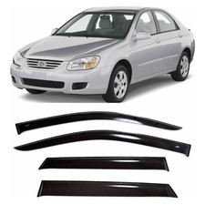 Tape-on Window Visors Rain Guards Fit Kia Spectra Sd 2005-2011 Wind Deflectors Tape-on Window Visors Rain Guards Fit Kia Spectra Sd 2005-2011 Wind Deflectors