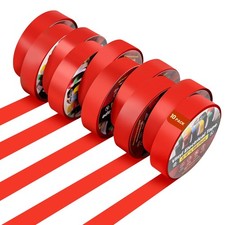 Red Electrical Tape 3/4 Inch x 66 Ft Industrial Grade UL/CSA Listed 7 Mil Thi...