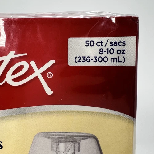 Playtex Baby Bottle Drop-Ins Nurser Plastic Liners 8oz -10oz 50 Count Sealed NEW - Picture 2 of 10