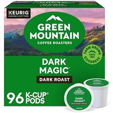 Green Mountain Coffee Roasters Dark Magic Dark Roast Coffee K-Cup Pods, 96 Count